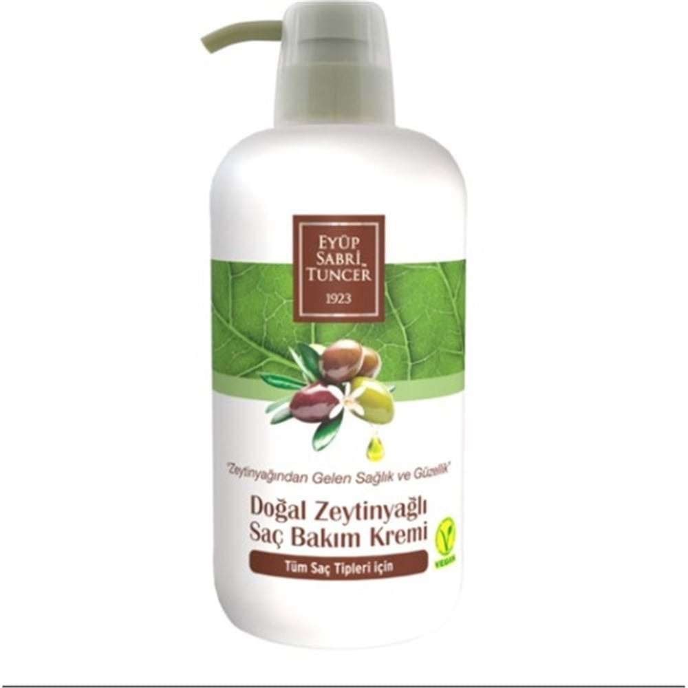 Eyüp Sabri Tuncer Doğal Zeytinyağlı Saç Bakım Kremi 600 Ml