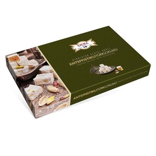 Üçel Lokum Hindistan Cevizli Fıstıklı 600 Gr