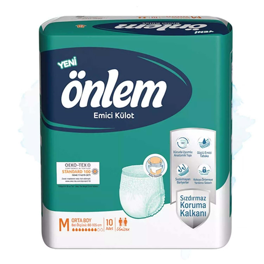 Önlem Orta Boy Külotlu Hasta Bezi 10Lu