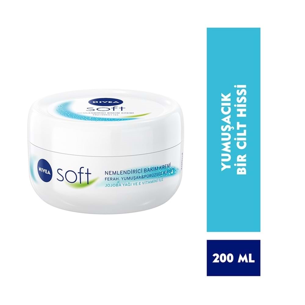 Nivea Soft Nemlendirici Bakım Kremi 200 Ml