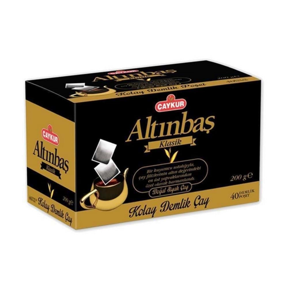 Çaykur Altınbaş Çayı Demlik Poşet Sade 200 Gr