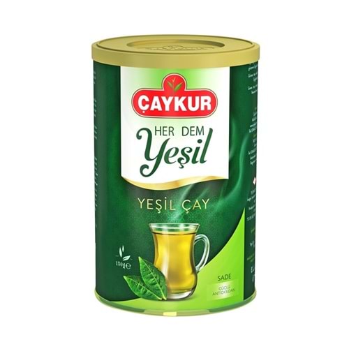 Çaykur Yaprak Sade Yeşil Çay 150 Gr (12 Adet)