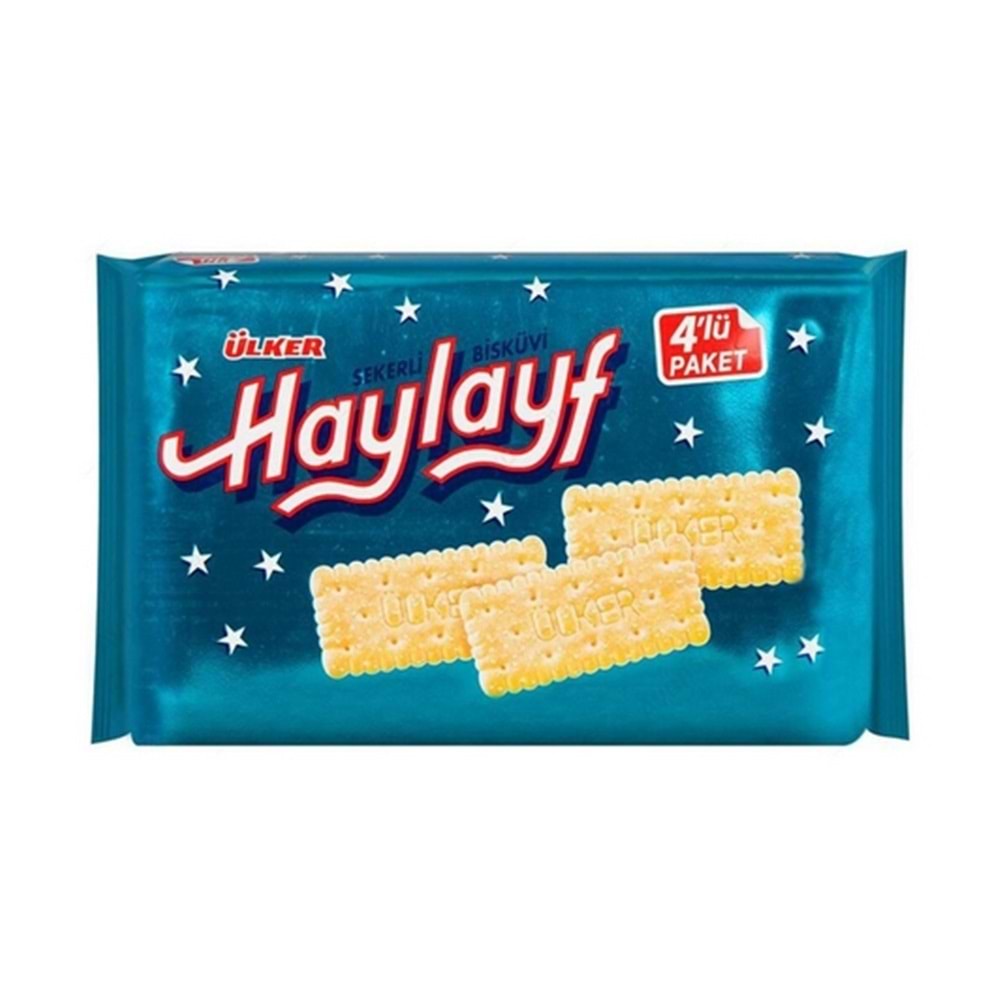 Ülker Haylayf Bisküvi 4 Lü 256 Gr