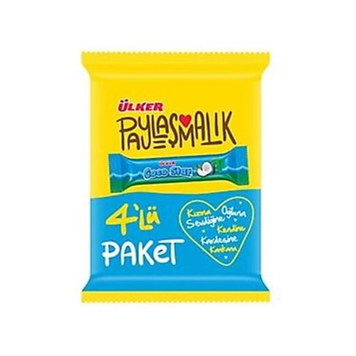 Ülker Coco Star Çikolata Bar 4 Lü 100 Gr