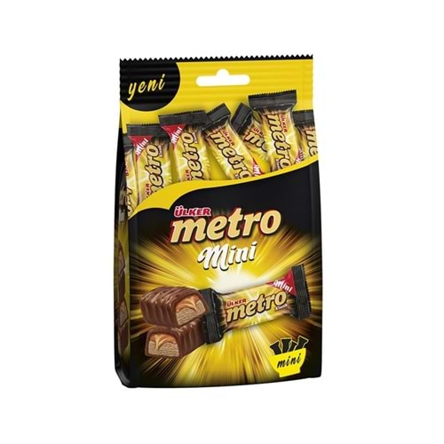 Ülker Metro Mini Çikolata Bar Çoklu Paket 102 Gr