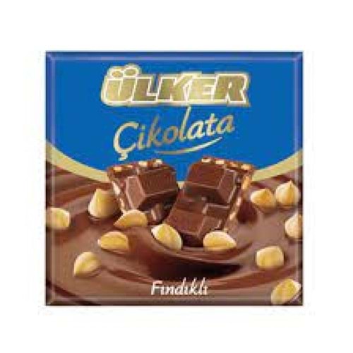 Ülker Kare Çikolata Fındıklı 60 Gr