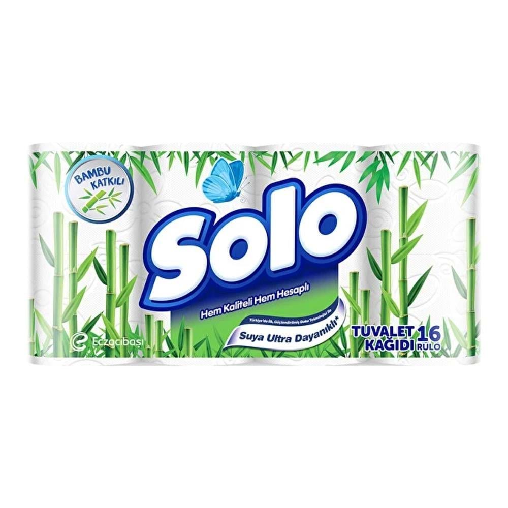 Solo Tuvalet Kağıdı 16 Lı Bambu Katkılı