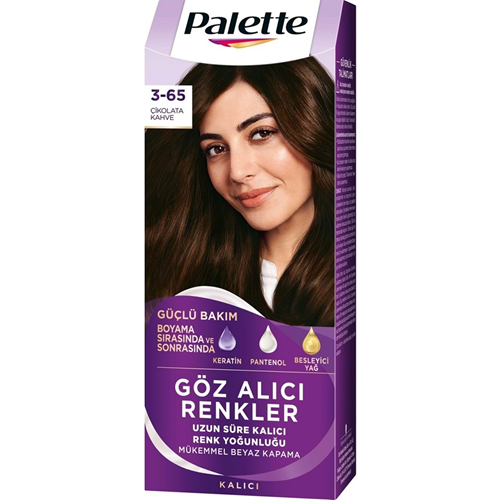Palette Saç Boyası Icc 3-65 Çikolata Kahve 50 Ml