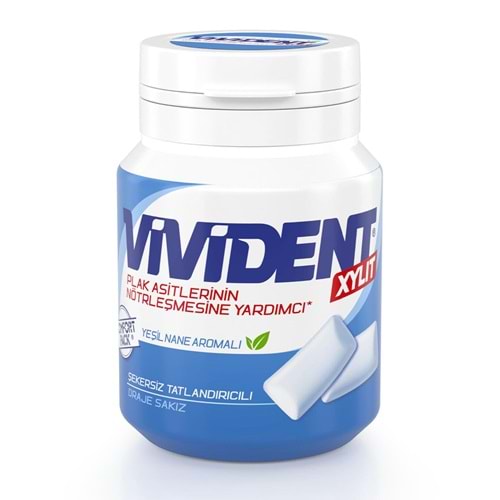 Vivident Xylit 45 Dakika Nane Aromalı Sakız 67 Gr
