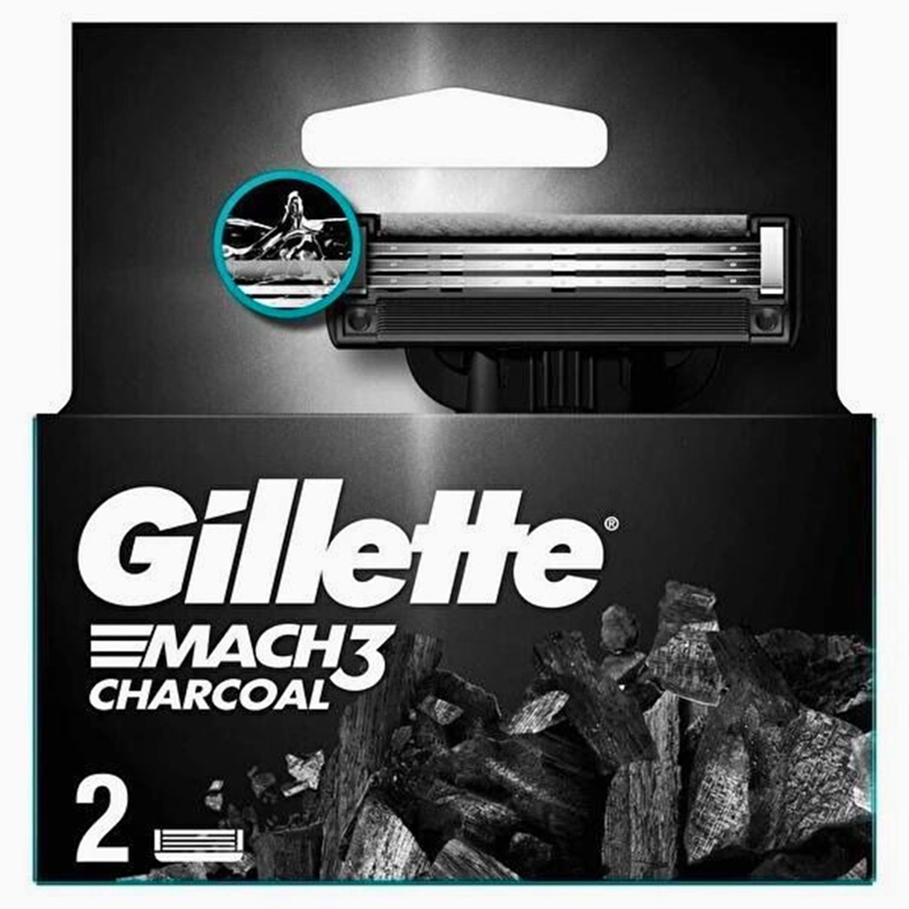 Gillette Mach3 Charcoal Bıçak 2 Li