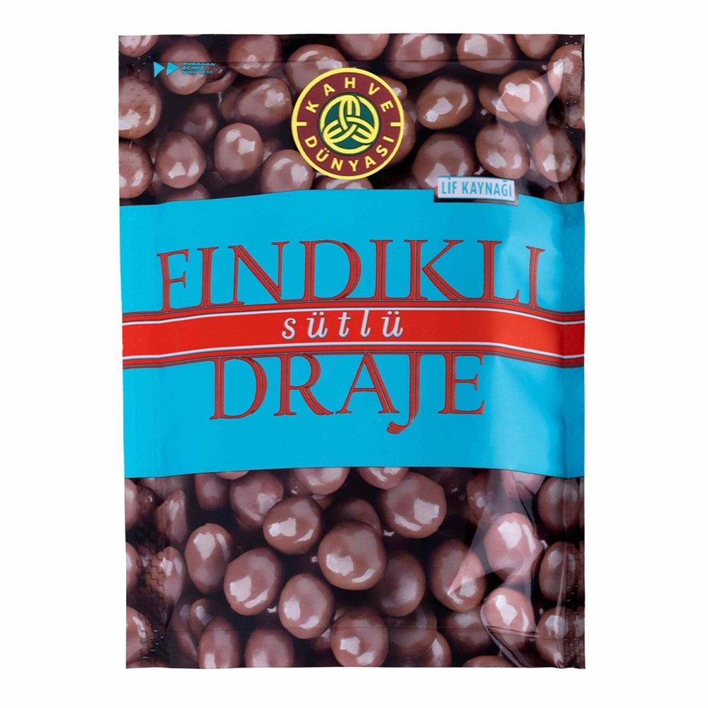 Kahve Dünyası Fındıklı Sütlü Çikolata Kaplı Draje 60 Gr