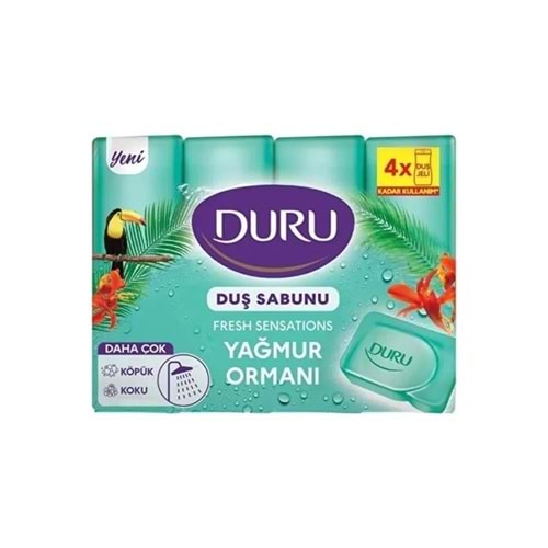 Duru Fresh Duş Sabunu Yağmur Tazeliği 4 Lü 600 Gr
