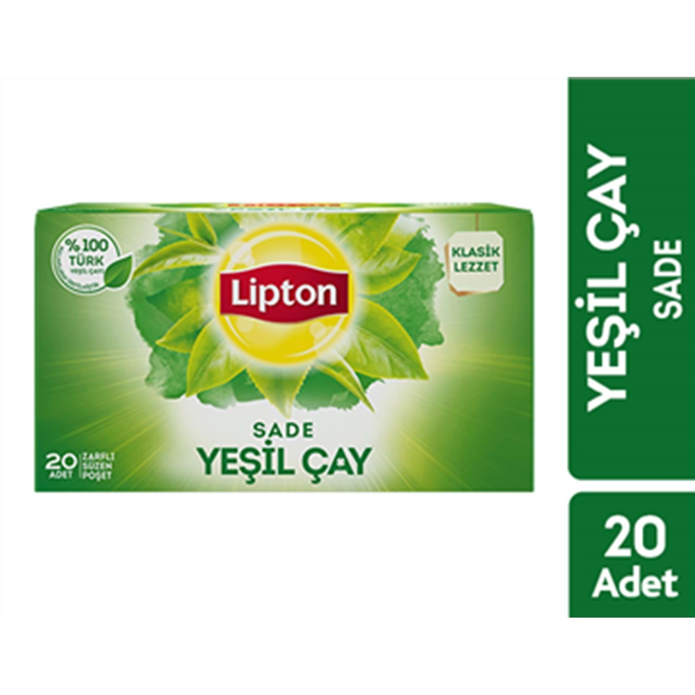 Lipton Yeşil Çay Sade 20 Li 30 Gr