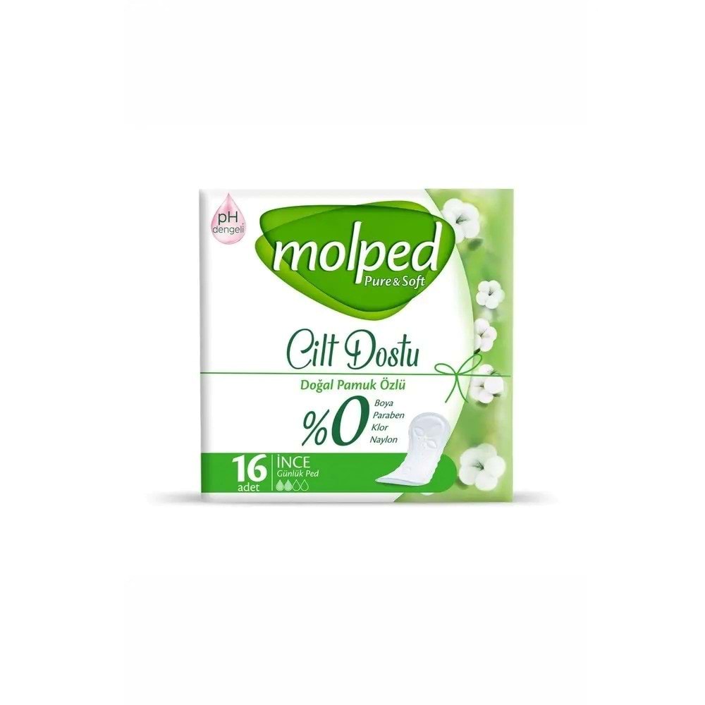 Molped Günlük Ped Pure & Soft 16 Lı