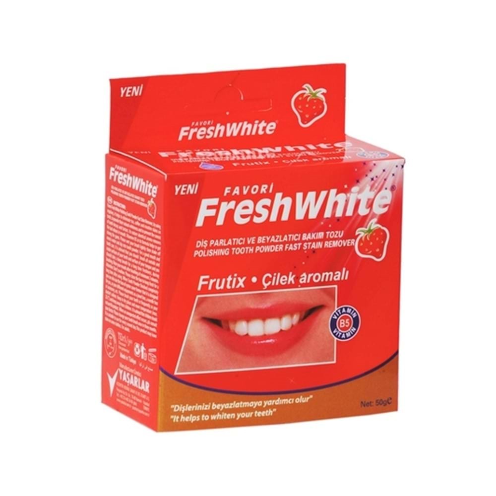 Fresh White Diş Beyazlatıcı Çilek 50 Gr