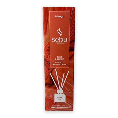 Sebu Oda Kokusu Çubuklu 50 Ml Mango