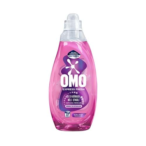 Omo Sıvı Deterjan Express Fresh Renkli Ve Siyahlar 37 Yıkama 1480 Ml