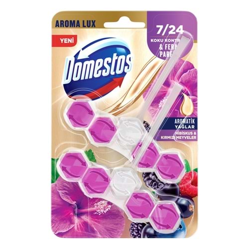 Domestos Wc Blok Lüx Hibiskus&Kırmızı Meyveler 2 Li 100 Gr