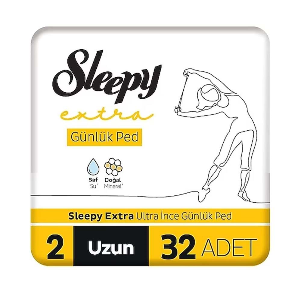 Sleepy Extra Uzun Ped Günlük 32 Adet