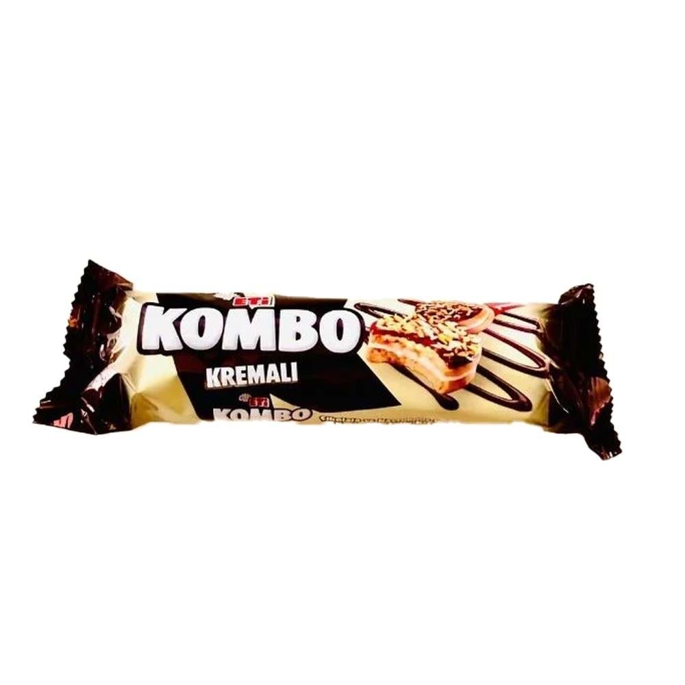 Eti Kombo Lokmalık Kremalı Çikolata Kaplı Bisküvi 96 Gr