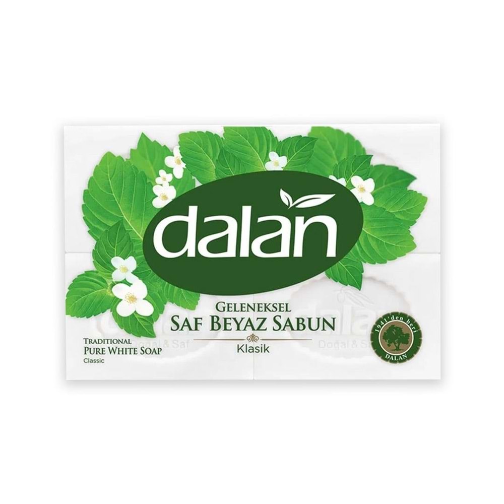 Dalan Sabun Saf Beyaz Klasik 4 Lü 600 Gr