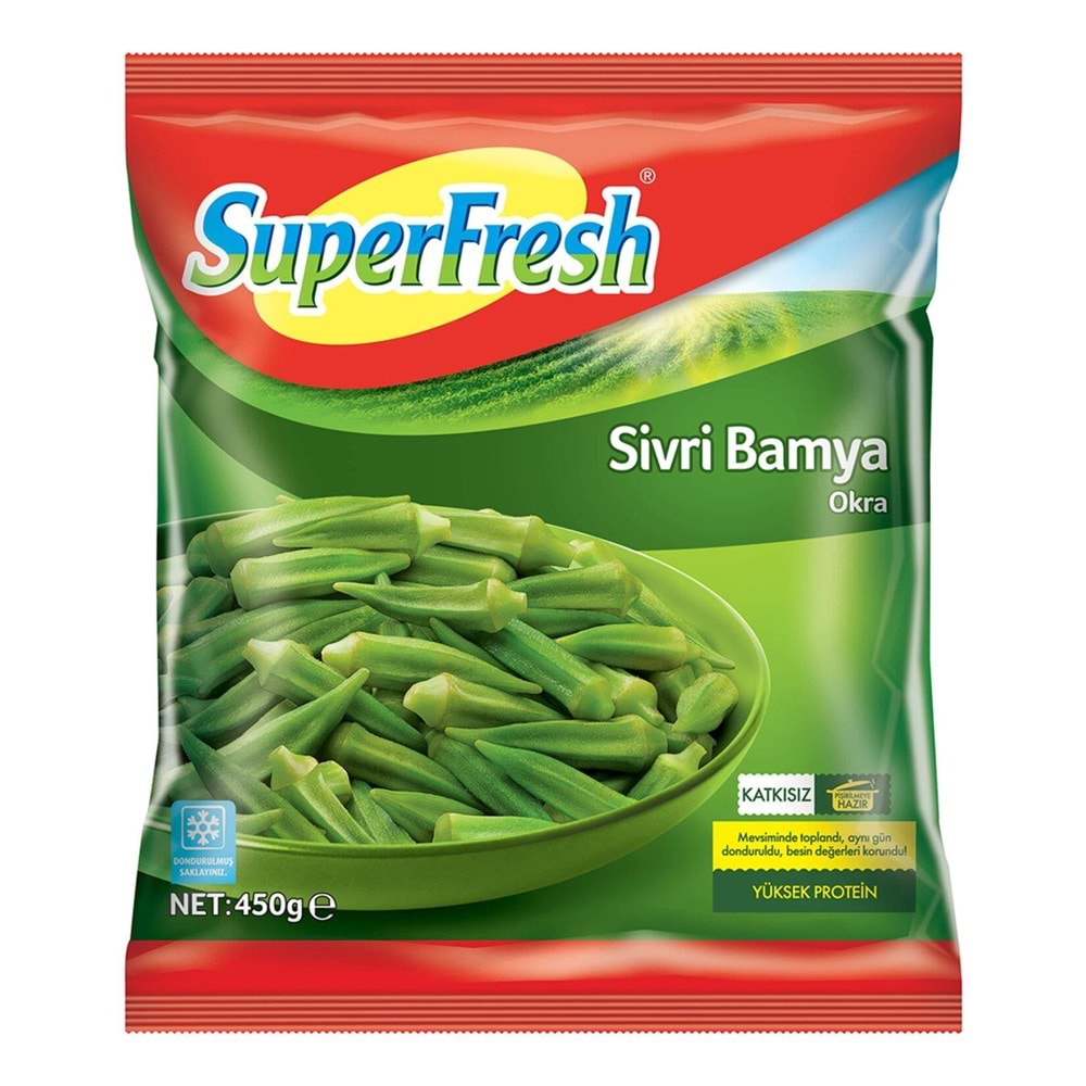 Süperfresh Bamya Sivri 450 Gr