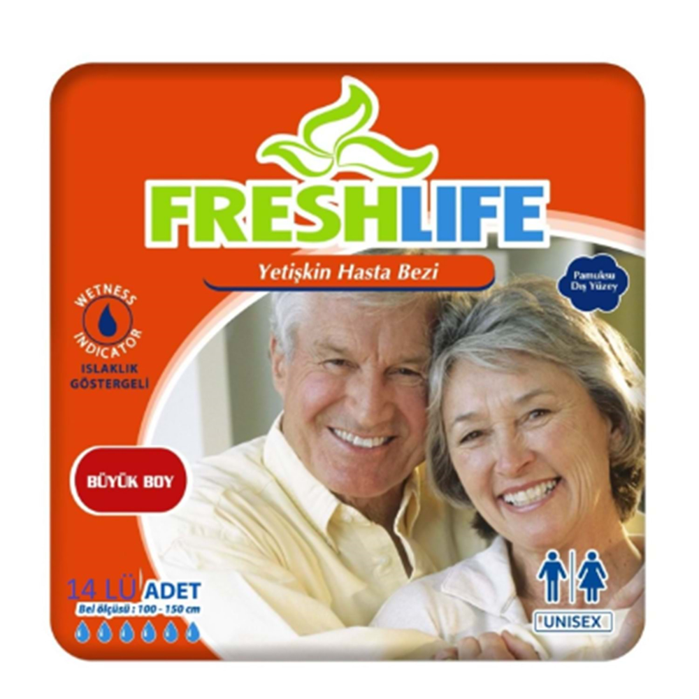 Freshlife Hasta Bezi Külotlu Large 14 Lü