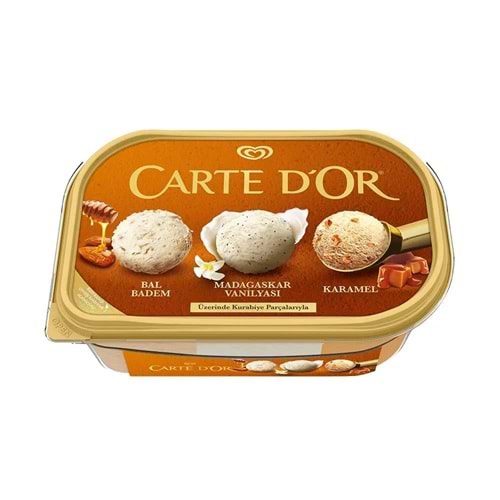 Algida Carte Dor Classic Bal Badem Madagaskar Vanilyası Karamel 850 Gr
