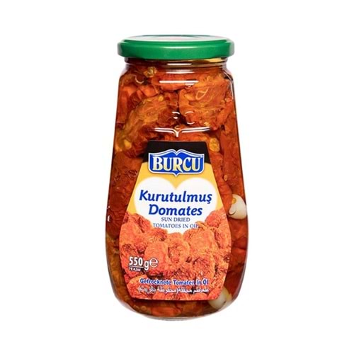 Burcu Güneşte Kurutulmuş Domates 550 Gr Cam