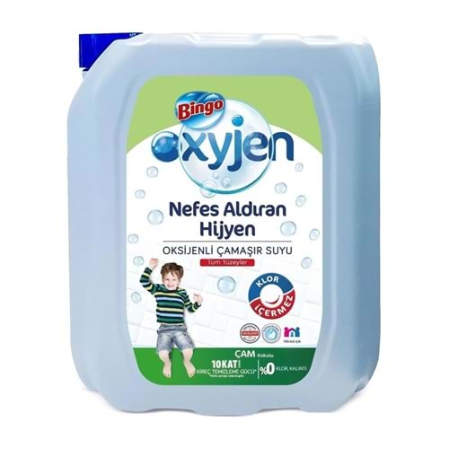 Bingo Oksijen Çamaşır Suyu Çam Kokulu 4 Lt