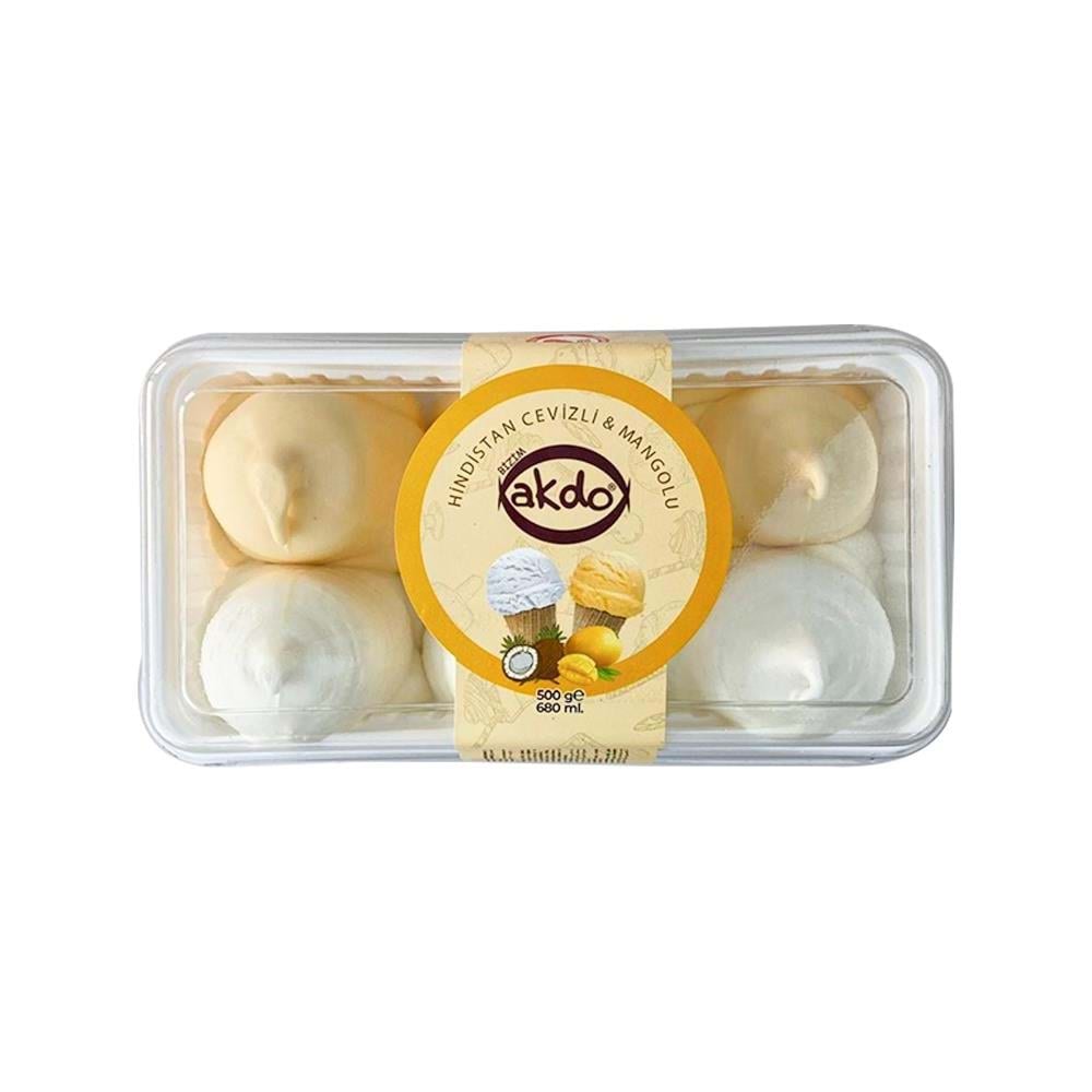 Akdo Dondurma 500 Gr Hindistan Cevizli Mangolu