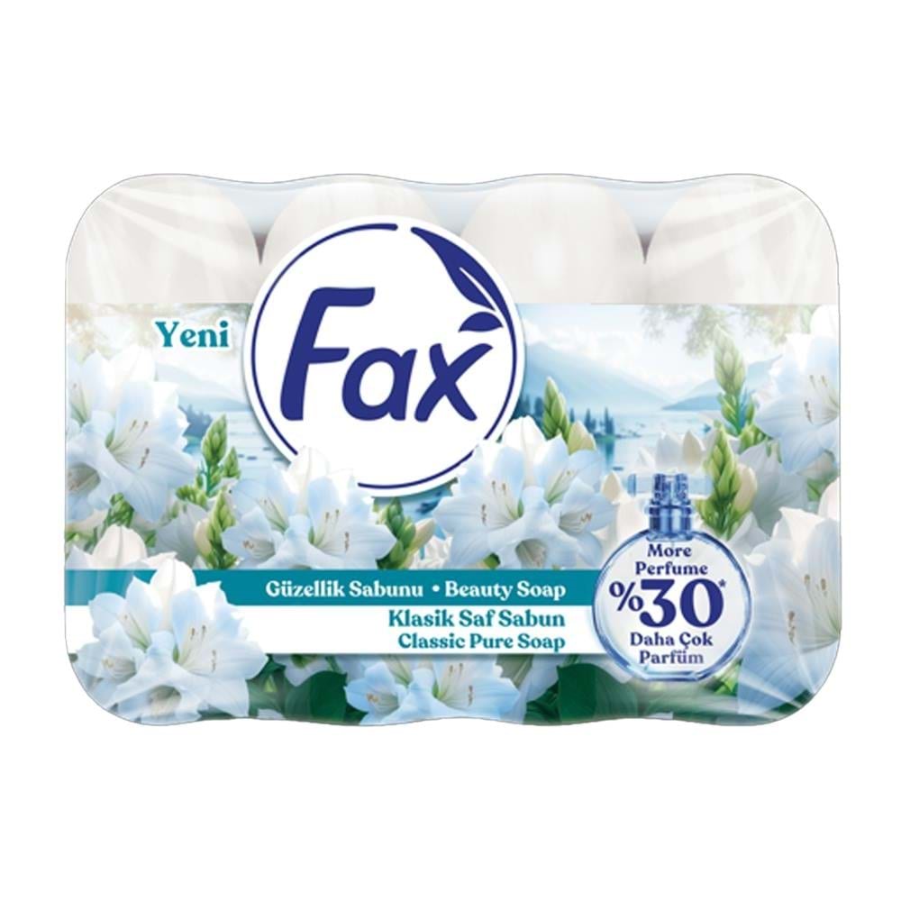 Fax Ekopak Sabun Saf Beyaz 4 Lü 280 Gr