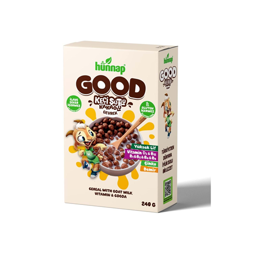 Hünnap Keçi Sütlü Gevrek Şekersiz (Glutensiz) 240 Gr