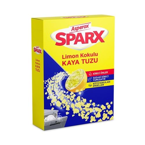 Asperox Sparx Kaya Tuzu Limon Kokulu 1.5 Kg
