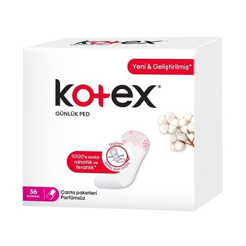 Kotex Günlük Anydays Normal 56 Adet