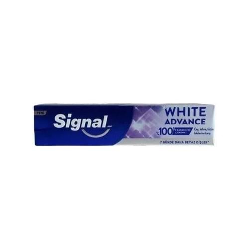 Signal Diş Macunu White Advance Çay Kahve Tütün Lekelerine Karşı 70 Ml