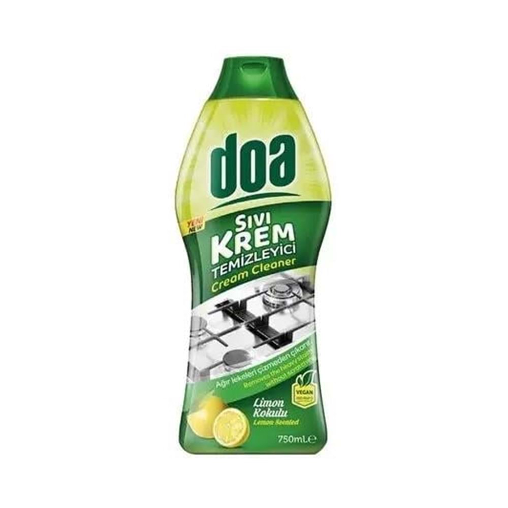 Doa Sıvı Krem Temizleyici Limon Kokulu 750 Ml