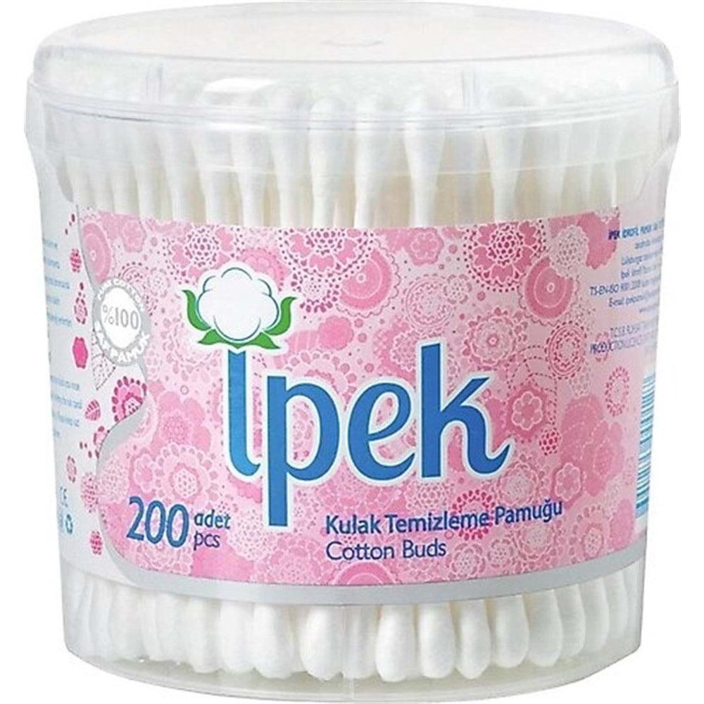 İpek Kulak Çubuğu 200 Lü Yuvarlak