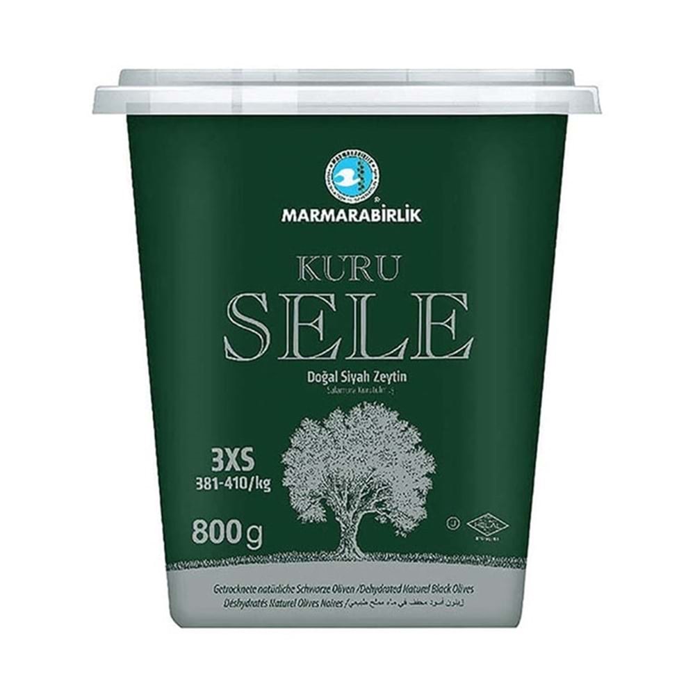 Marmarabirlik Zeytin Kuru Sele (3Xs) (381-410) 800 Gr